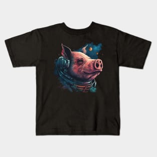 space pig Kids T-Shirt